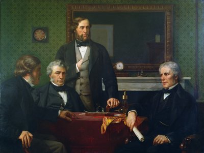 Deputación a Faraday, solicitándole que acepte la presidencia de Edward A. Armitage